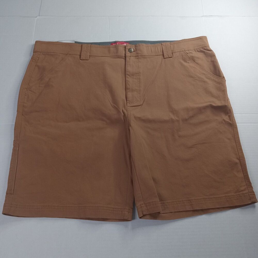 Coleman Carpenter Shorts Stretch Waist Men's Size 44 Tan Tear Resistant‎